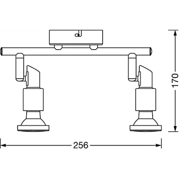 LED spot 2x3W