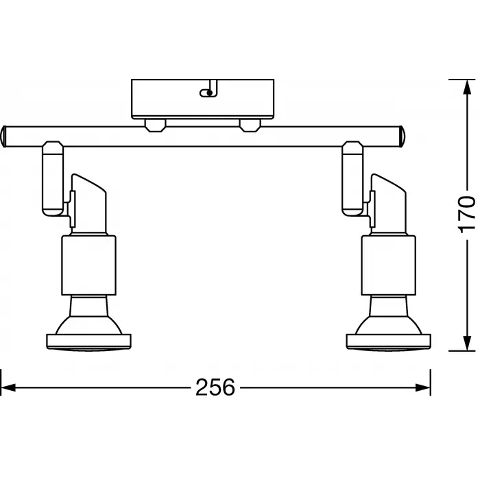 LED spot 2x3W