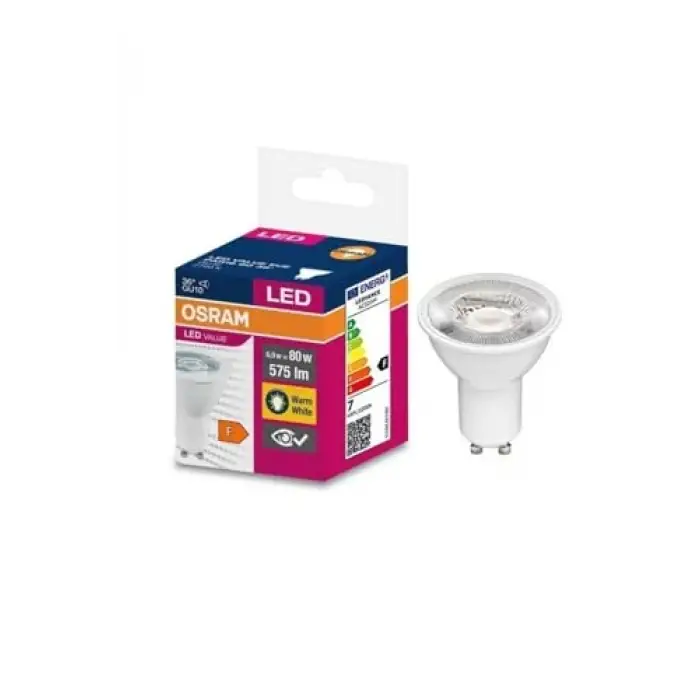 Ledvalue 6,9W (80W) Par16 Led Spot Ampul Sarı - 3 Adet