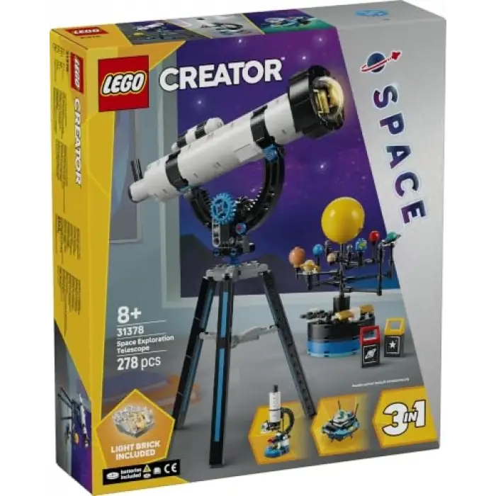 LEGO 31378 Creator Uzay Keşif Teleskobu
