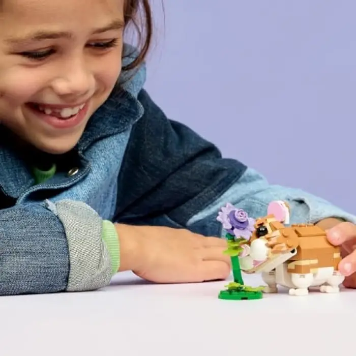 LEGO 3’ü 1 Arada 31376 Creator Sevimli Hamster ile Çiçek