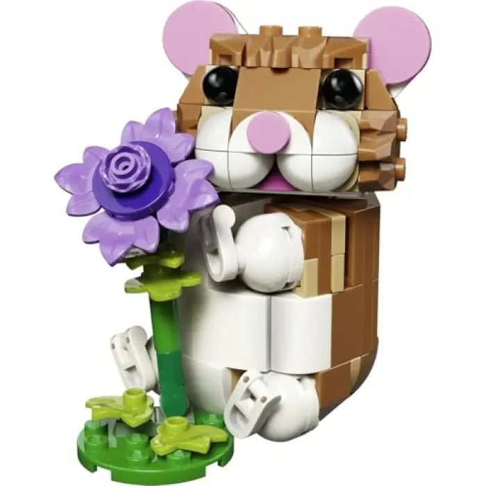 LEGO 3’ü 1 Arada 31376 Creator Sevimli Hamster ile Çiçek