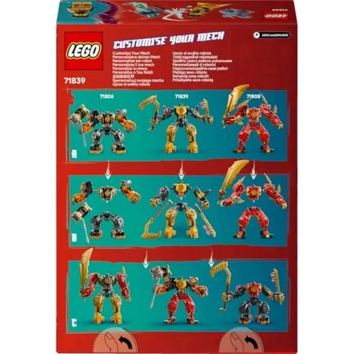 LEGO 71839 Nınjago Arin’in Spinjitzu Savaş Robotu İnşa Seti