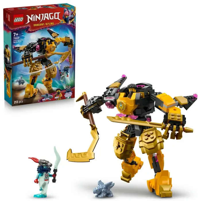 LEGO 71839 Nınjago Arin’in Spinjitzu Savaş Robotu İnşa Seti