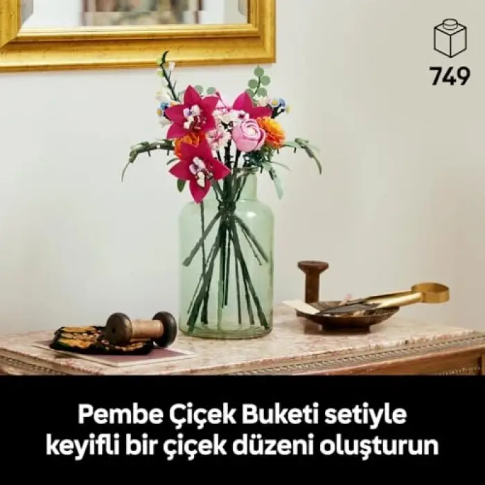 LEGO Botanicals Pembe Çiçek Buketi 10342