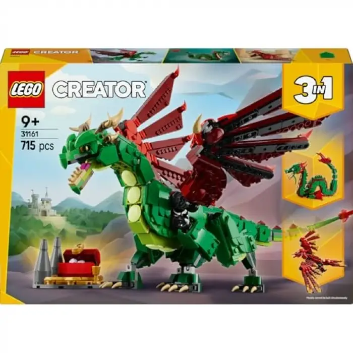 LEGO Creator 3’ü 1 Arada Orta Çağ Ejderhası 31161