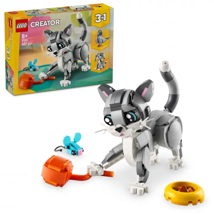 LEGO Creator 3’ü 1 Arada Oyunbaz Kedi 31163