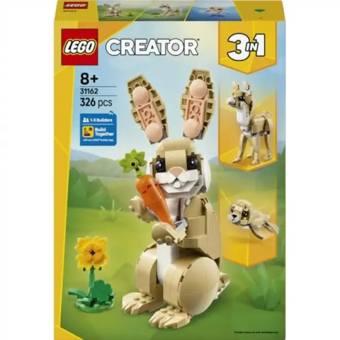 LEGO Creator 3’ü 1 Arada Sevimli Tavşan 31162