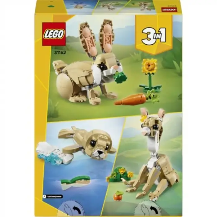 LEGO Creator 3’ü 1 Arada Sevimli Tavşan 31162