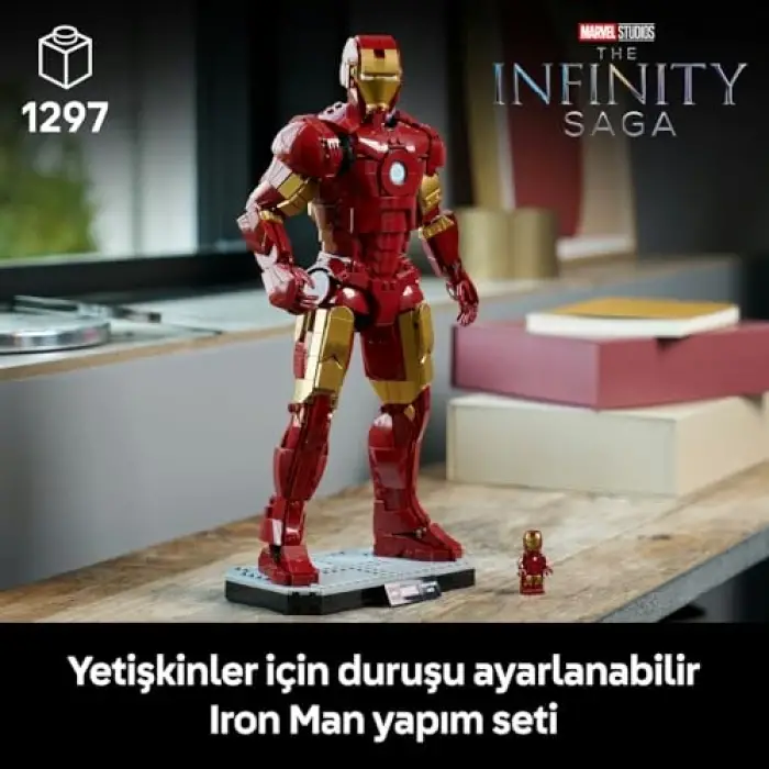 LEGO Marvel Iron Man Mark 3 Koleksiyoncu Versiyonu 76344