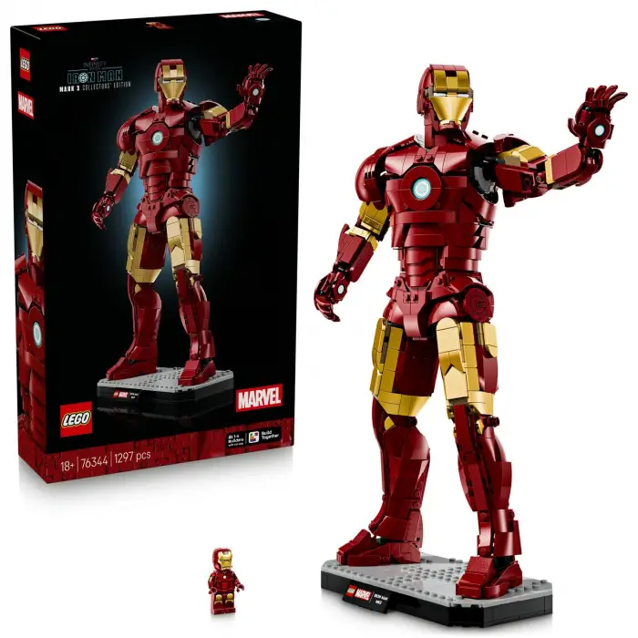 LEGO Marvel Iron Man Mark 3 Koleksiyoncu Versiyonu 76344