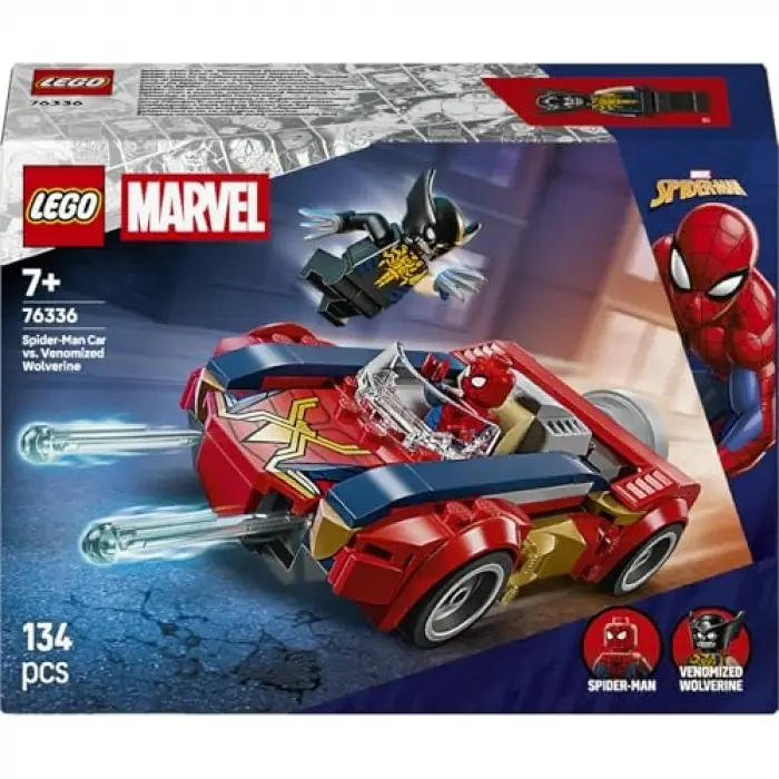 LEGO Marvel Örümcek Adam Arabası, Venomlaşmış Wolverine’e Karşı 76336