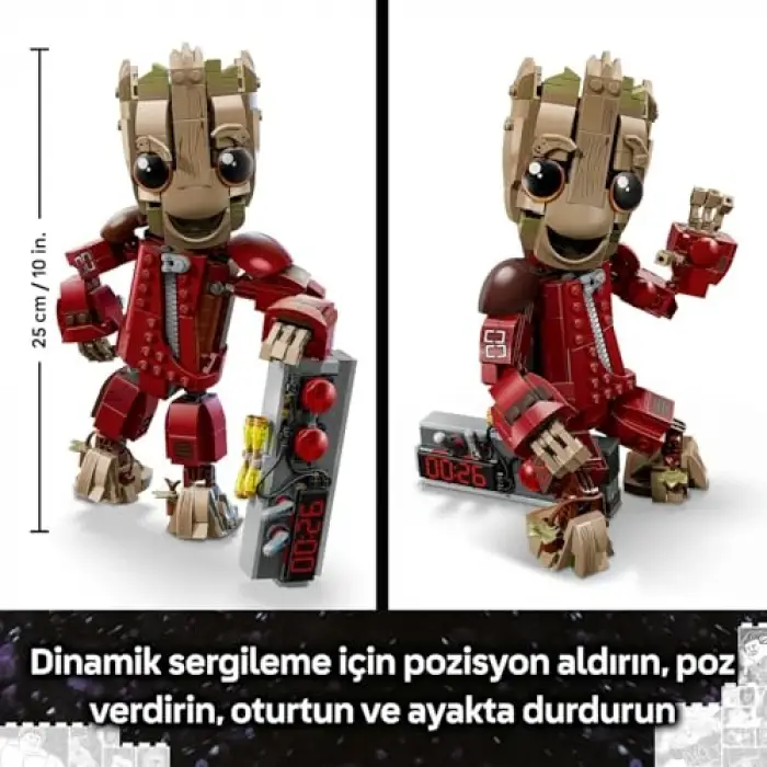 LEGO Marvel Yağmacı Tulumlu Groot 76341