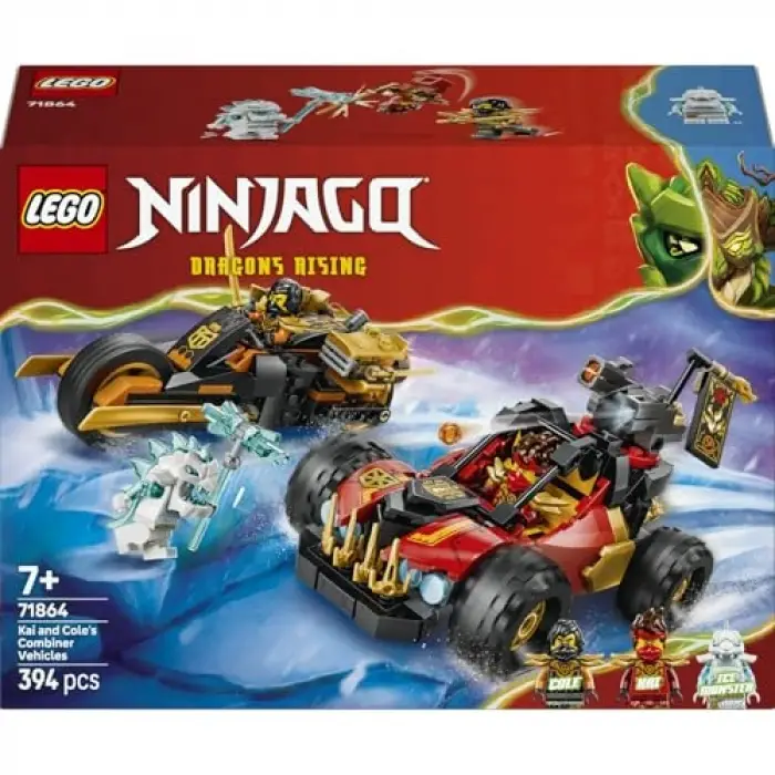LEGO NINJAGO Kai ve Cole’un Birleşen Araçları 71864