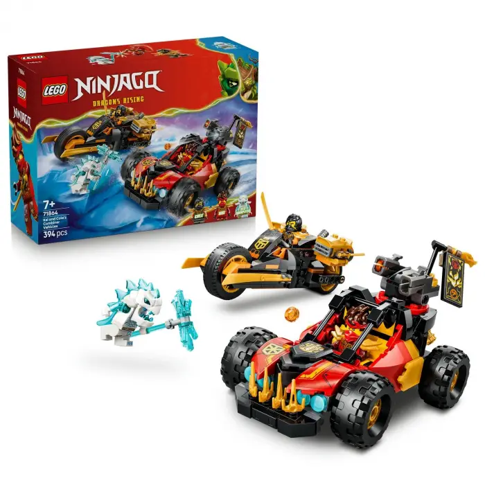 LEGO NINJAGO Kai ve Cole’un Birleşen Araçları 71864