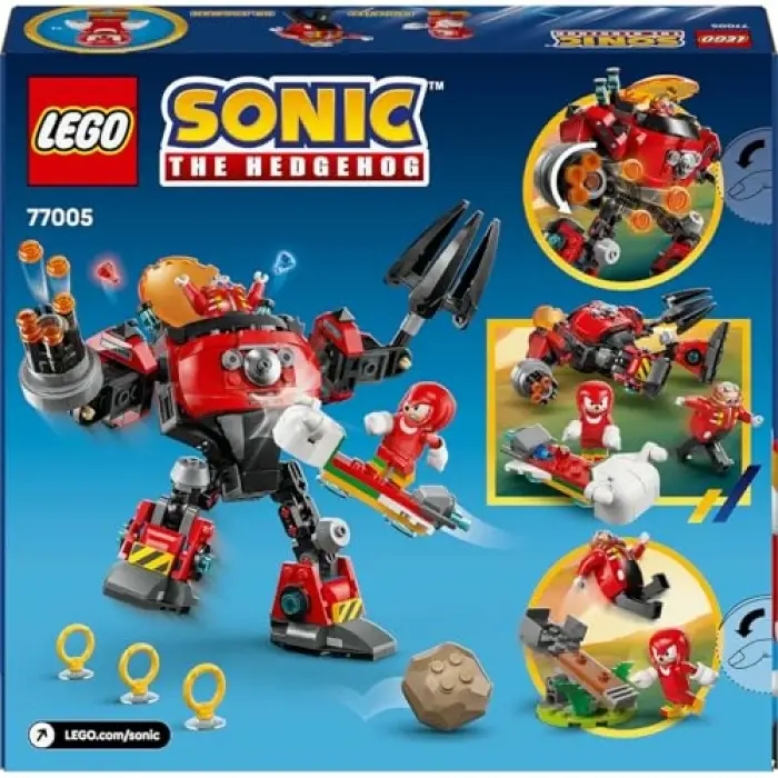 LEGO Sonic the Hedgehog Knuckles Egg Crusher Robotu 77005