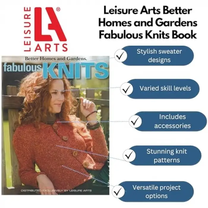 Leisure Arts BHG Fabulous Knits Bk