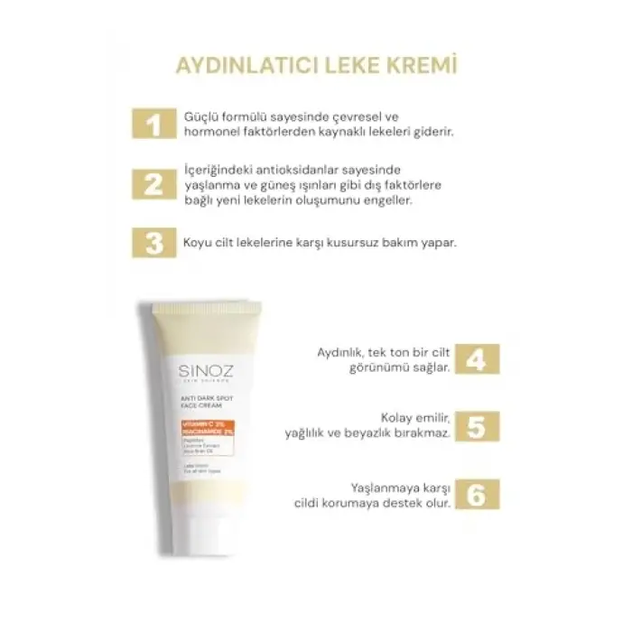 Leke Kremi (Vitamin C 3% Niacinamide 2%) 40 ml