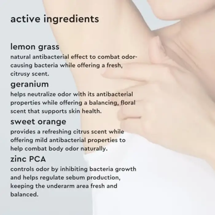 Lemony-grass Deo Roll-On, Organik ve Vegan Sertifikalı, 50 ml