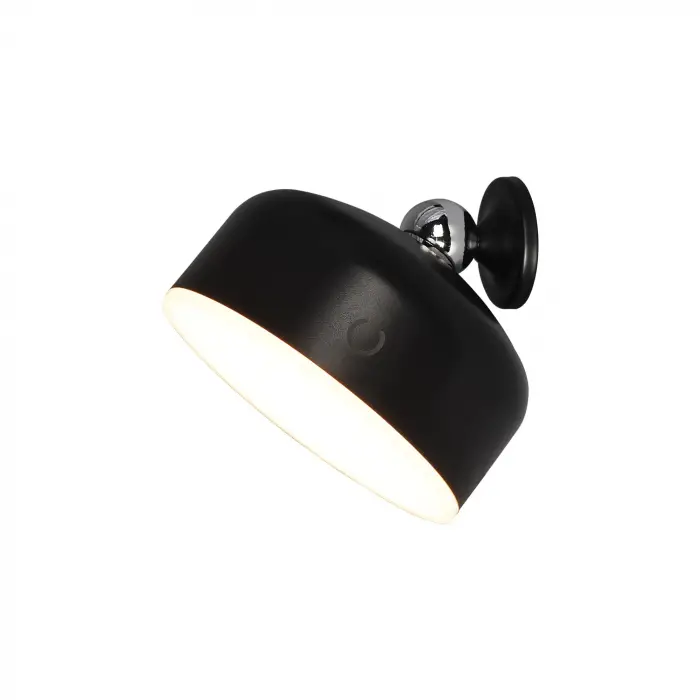 Lenda 02 Siyah Şarjlı Ledli Aplik 1X1.8W 3000K