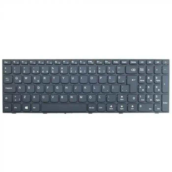 Lenovo V110-17Ikb Type 80V2 İle Uyumlu Klavye, Siyah