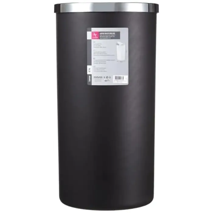 Lenox 35 L Çöp Kovası M-E76-06, Siyah
