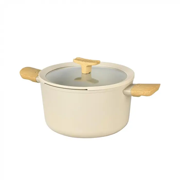 LEO BALANCE DERIN TENCERE 24CM KREM