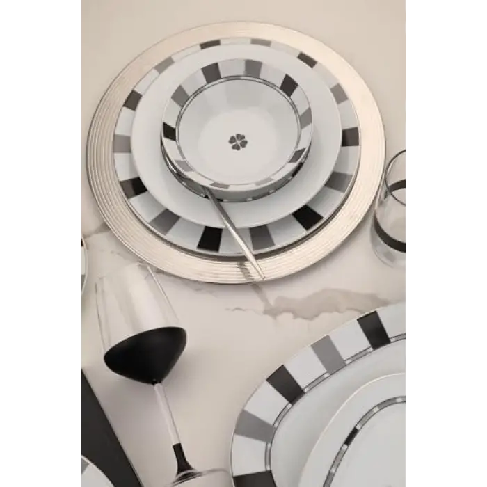 Leonberg 27 Parça 6 Kişilik Yemek Takımı