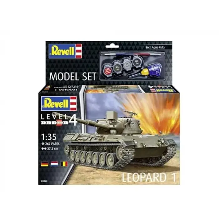 Leopard 1 model yapım seti, oyuncak
