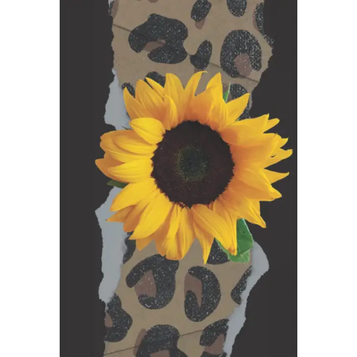 Leopard Sunflower Journal
