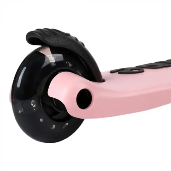 Lets Ride 3 Tekerlekli Katlanabilir Işıklı Scooter Pembe