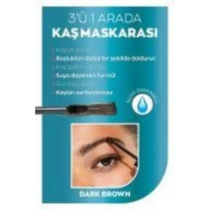 Light Brown Suya Dayanıklı Kaş Jeli