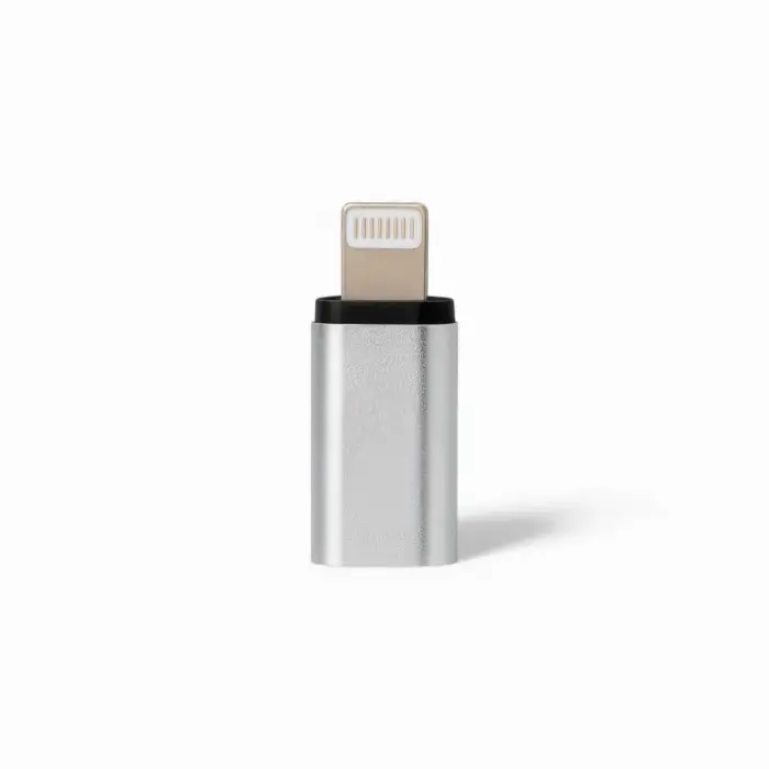 Lightningdan Type-Cye Dönüştürücü Adaptör, iPhone ve iPad Uyumlu, Gümüş Renk