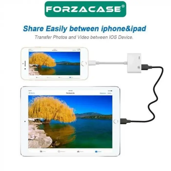 Lightning - USB 3.0 iPhone iPad Şarj ve Kamera Adaptörü FC1095