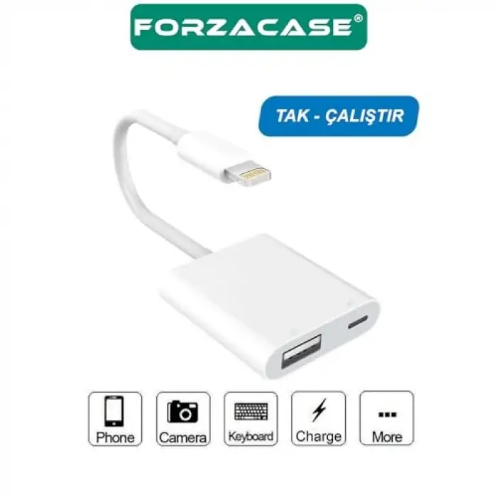 Lightning - USB 3.0 iPhone iPad Şarj ve Kamera Adaptörü FC1095