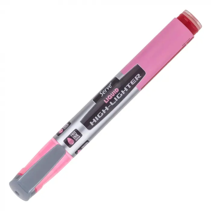 Likit Fosforlu Kalem Pastel Pembe