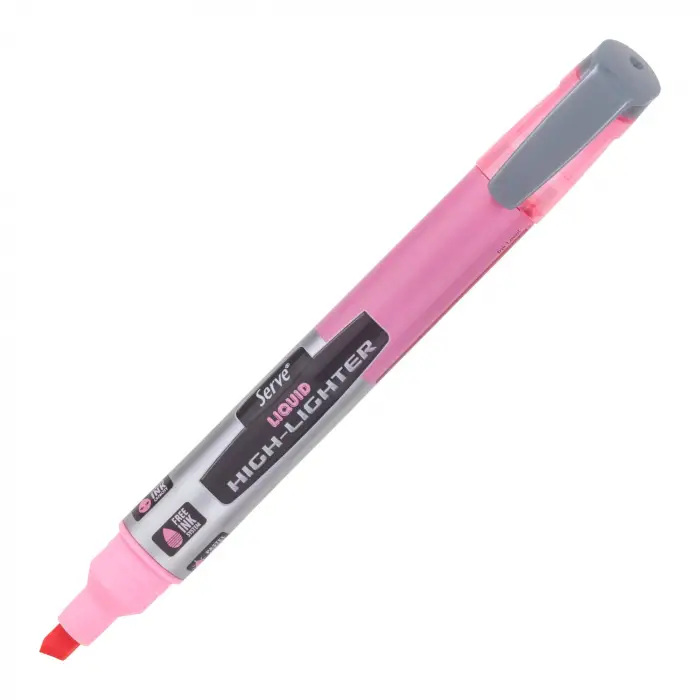 Likit Fosforlu Kalem Pastel Pembe
