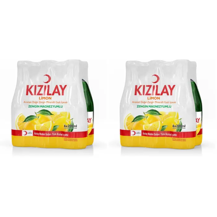 Limon Aromalı Maden Suyu 6x200 ml