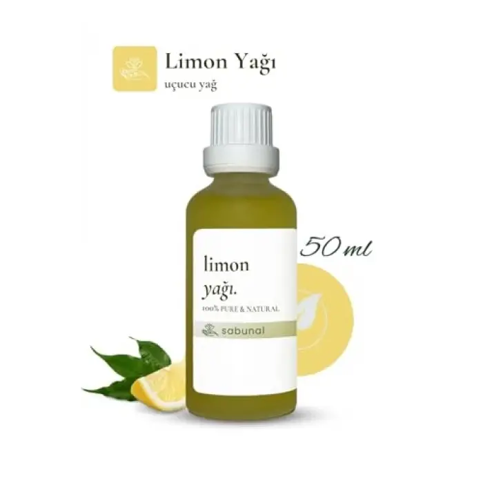 Limon Yağı 50 ml - Cilt Aydınlatıcı Bakım ve Aromaterapi Yağı