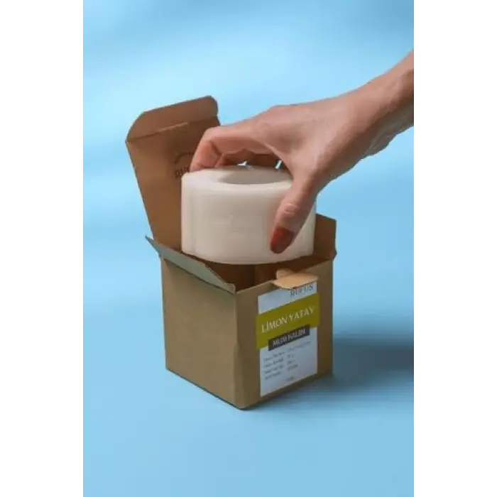 Limon Yatay Silikon Mum Kalıbı