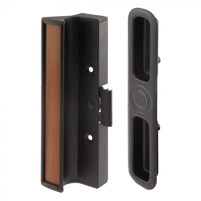 Line ürünler C 1201 sürgülü kapı kulp seti, siyah