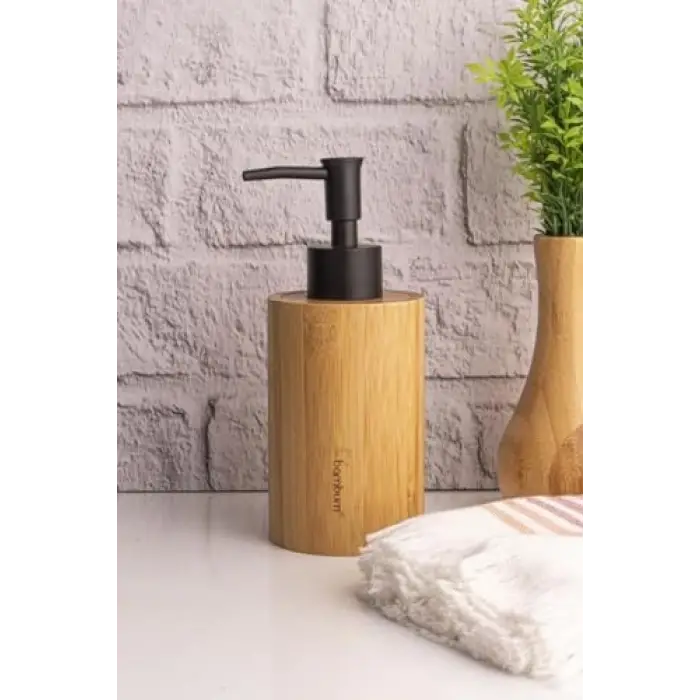 Linen Yuvarlak Sıvı Sabunluk