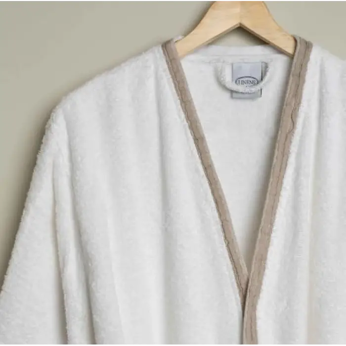Linens Vesso Bambu S/M Bornoz Seti Ekru