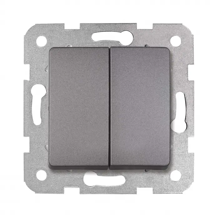 Linnera Life Granit Grisi Komütatör Mekanizma+Düğme