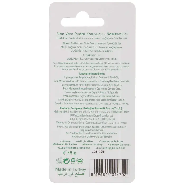 Lip Care Aloe Vera