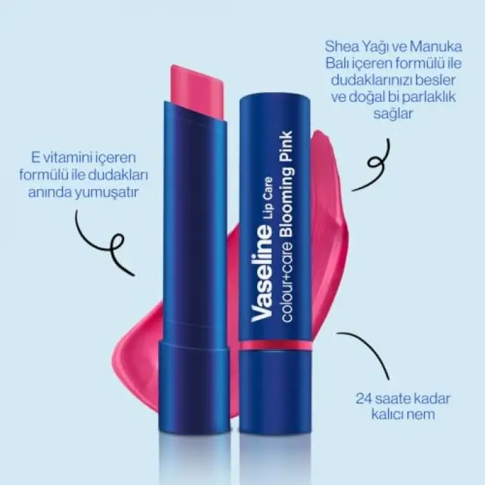 Lip Colour+ Care Blooming Pink