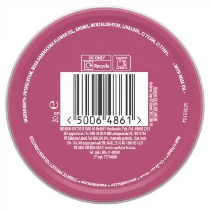Lip Therapy Rose Dudak Bakım Kremi 20 g