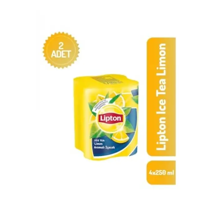 Lipton Ice Tea Limon Aromalı M.p. 4x250 Ml X 2 Adet