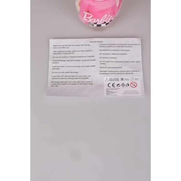 Lisanslı Tritan Matara, 500 ml, Pembe