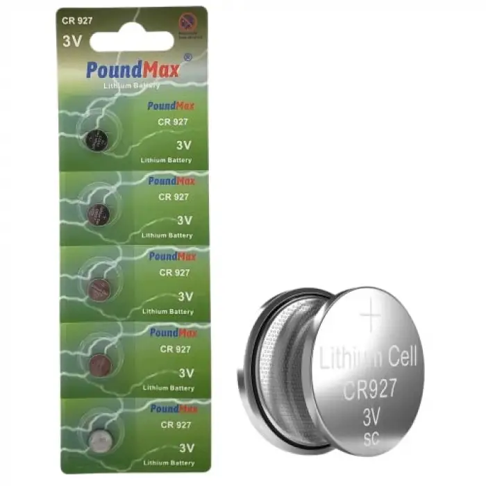lityum CR927 düğme piller, 3V | 1x 5-pack